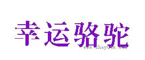 幸运骆驼