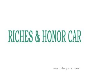 RICHES＆HONOR＆CAR