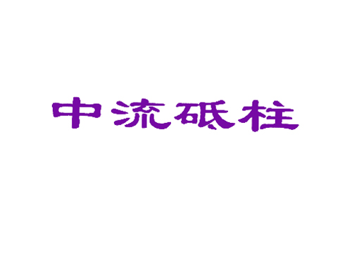 中流砥柱