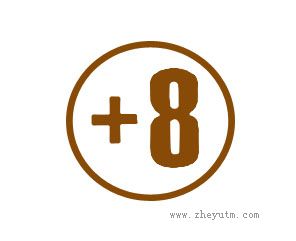 +8