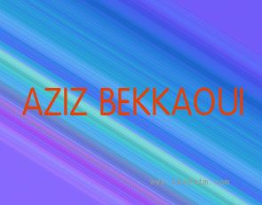 AZIZ BEKKAOUI