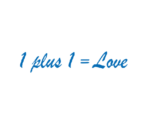1 PLUS 1 LOVE